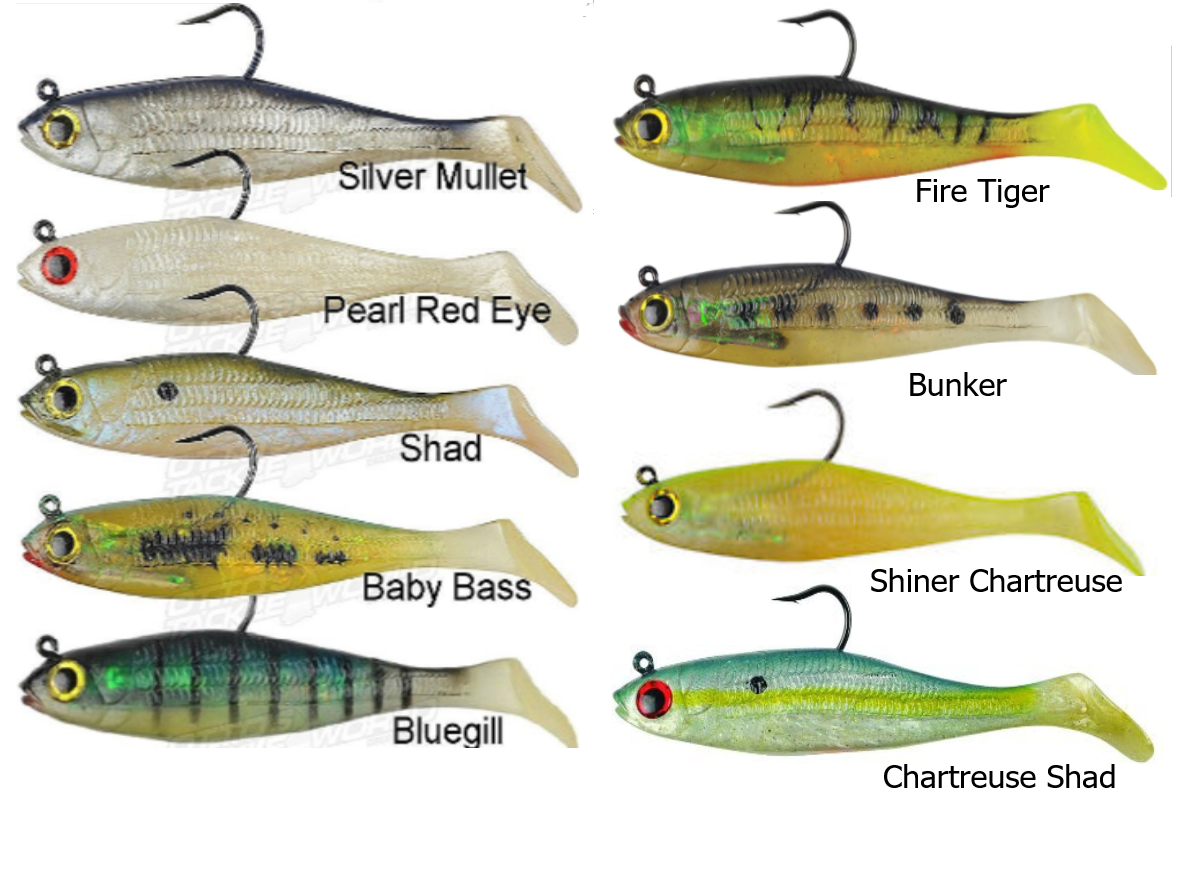 Berkley Powerbait Swim Shad 6" Soft Plastic Fishing Lures-Otto's Tackle World