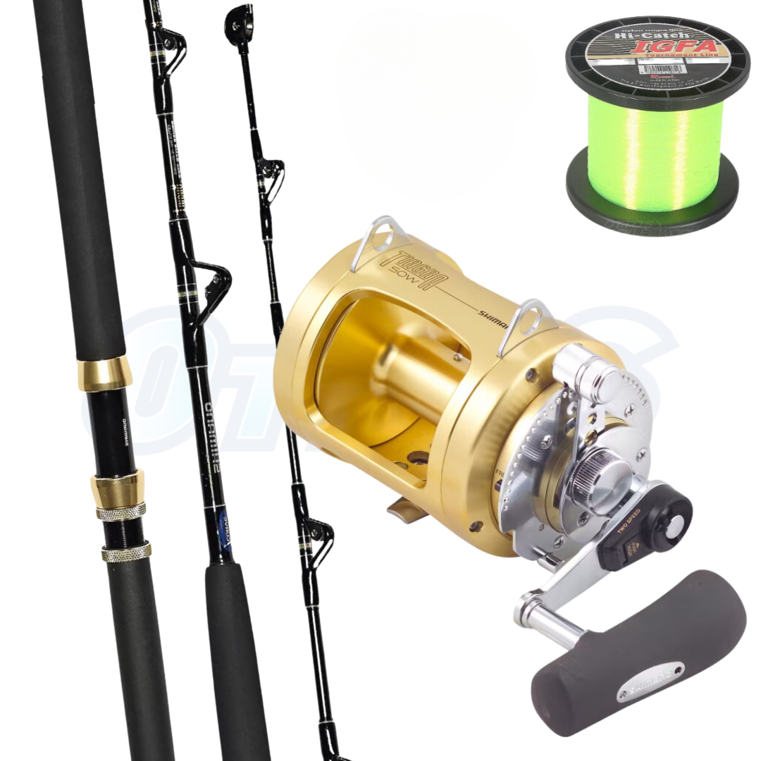 Shimano Tiagra 37kg Heavy Gamefishing Combo