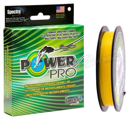 PowerPro Braid Line 300 Yards Yellow-Otto's  Tackle World