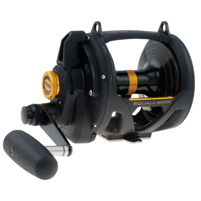Penn Squall 50 VSW Lever Drag 2 Speed Overhead Fishing Reel