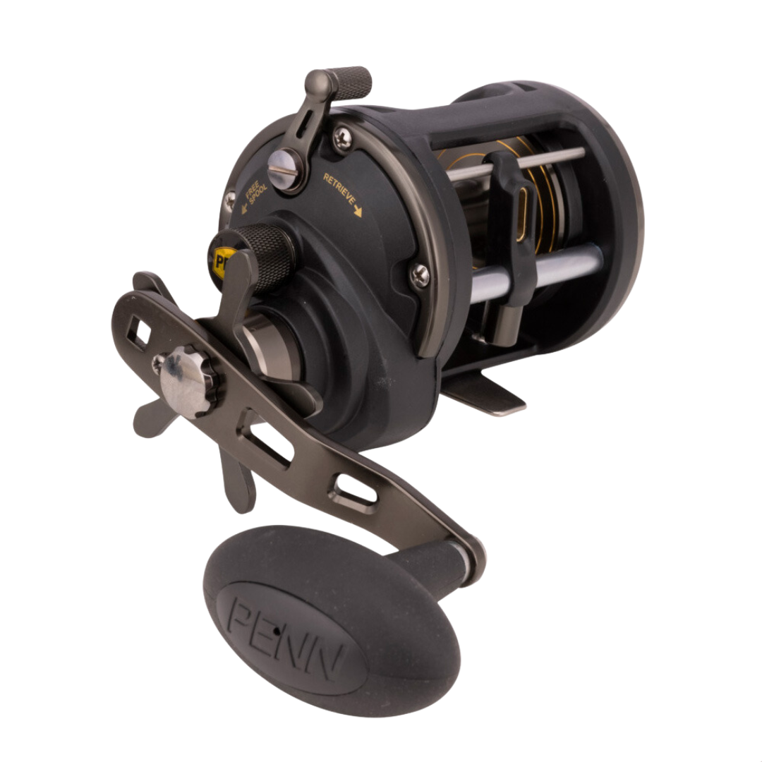 Penn Squall II Overhead Level Wind Star Drag Reel SQLII20LWLH LEFT HANDED
