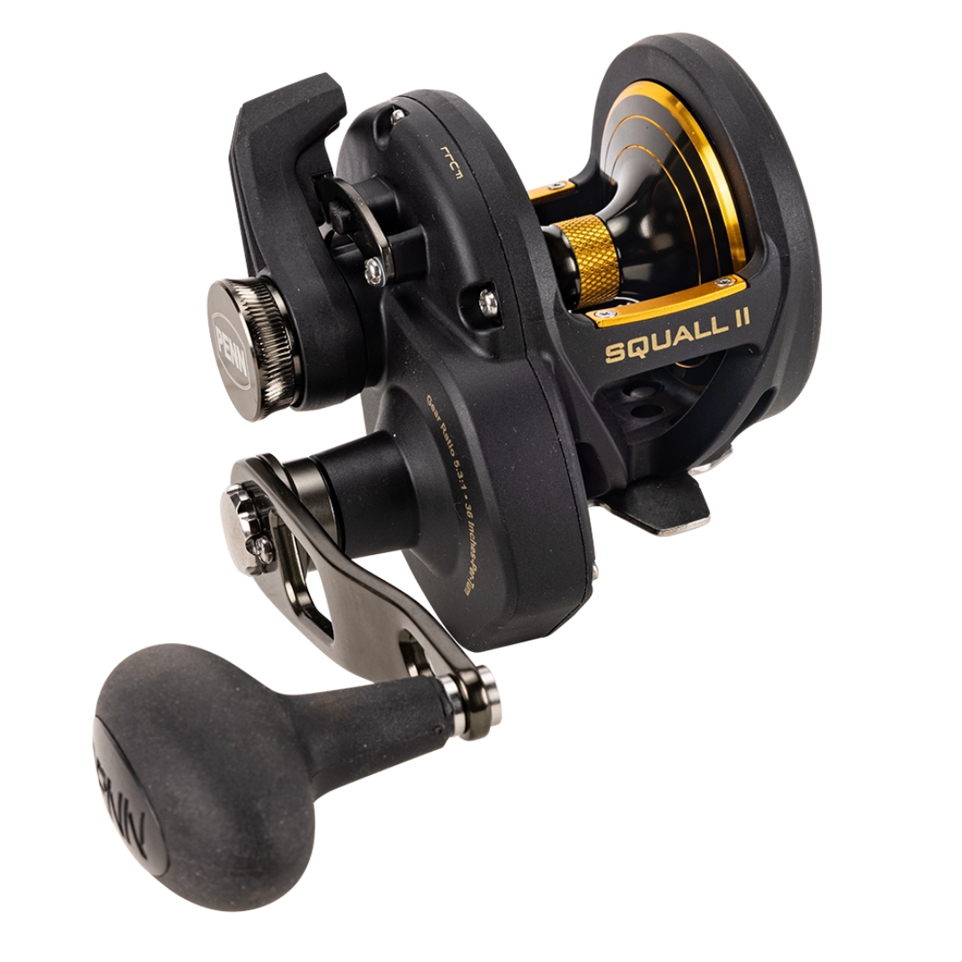 Penn SQLII25NLD Squall II 25NLD Overhead Fishing Reel
