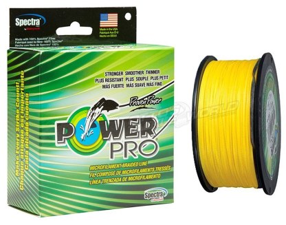 PowerPro Braid Line 500 Yards Yellow-Otto's  Tackle World