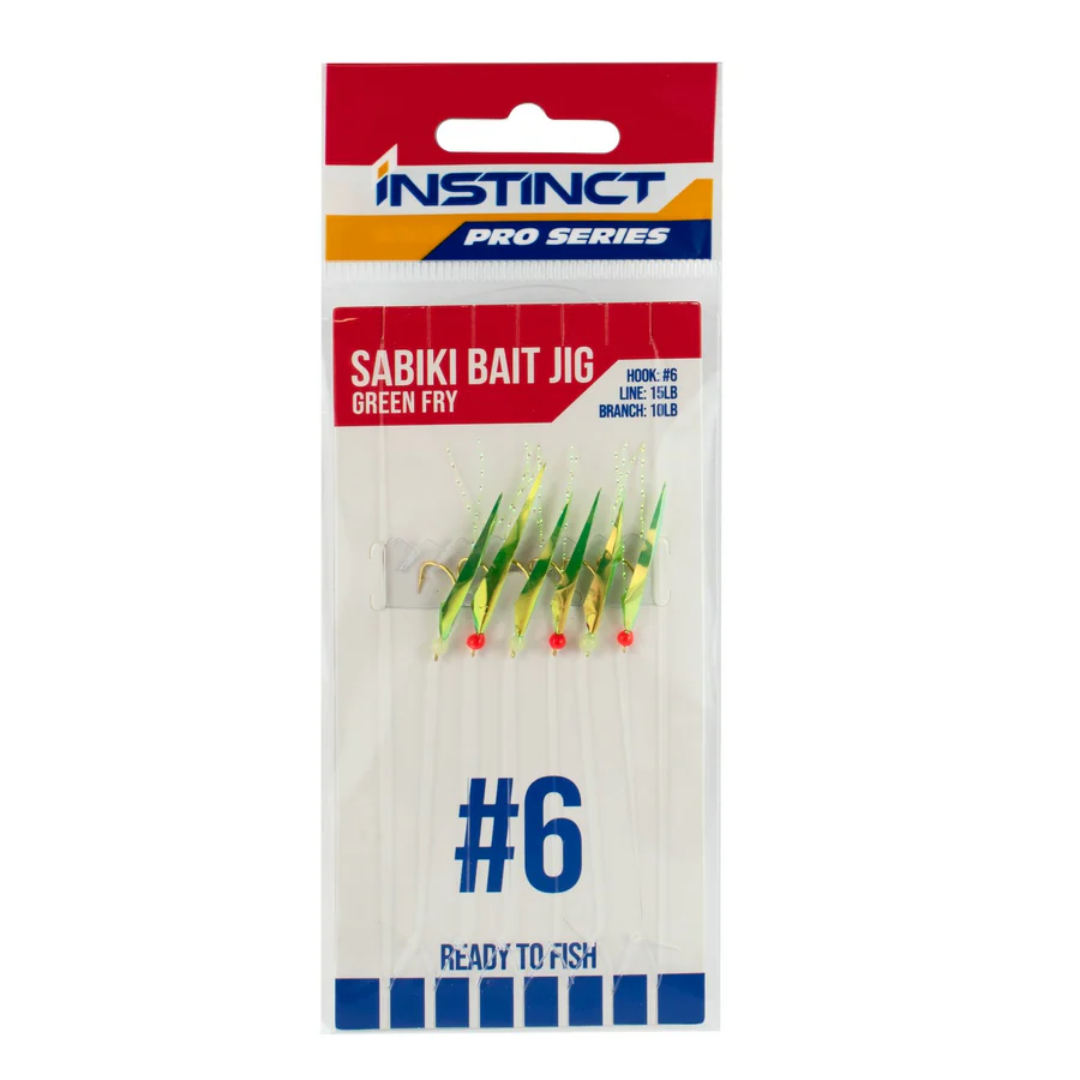 Instinct Pro Sabiki Bait Rig Green Fry