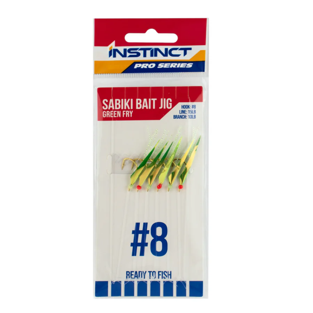 Instinct Pro Sabiki Bait Rig Green Fry