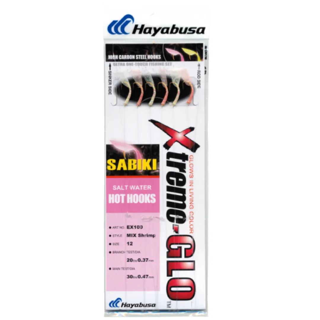 Hayabusa Mix Shrimp Light Gauge Sabiki Bait Jigs