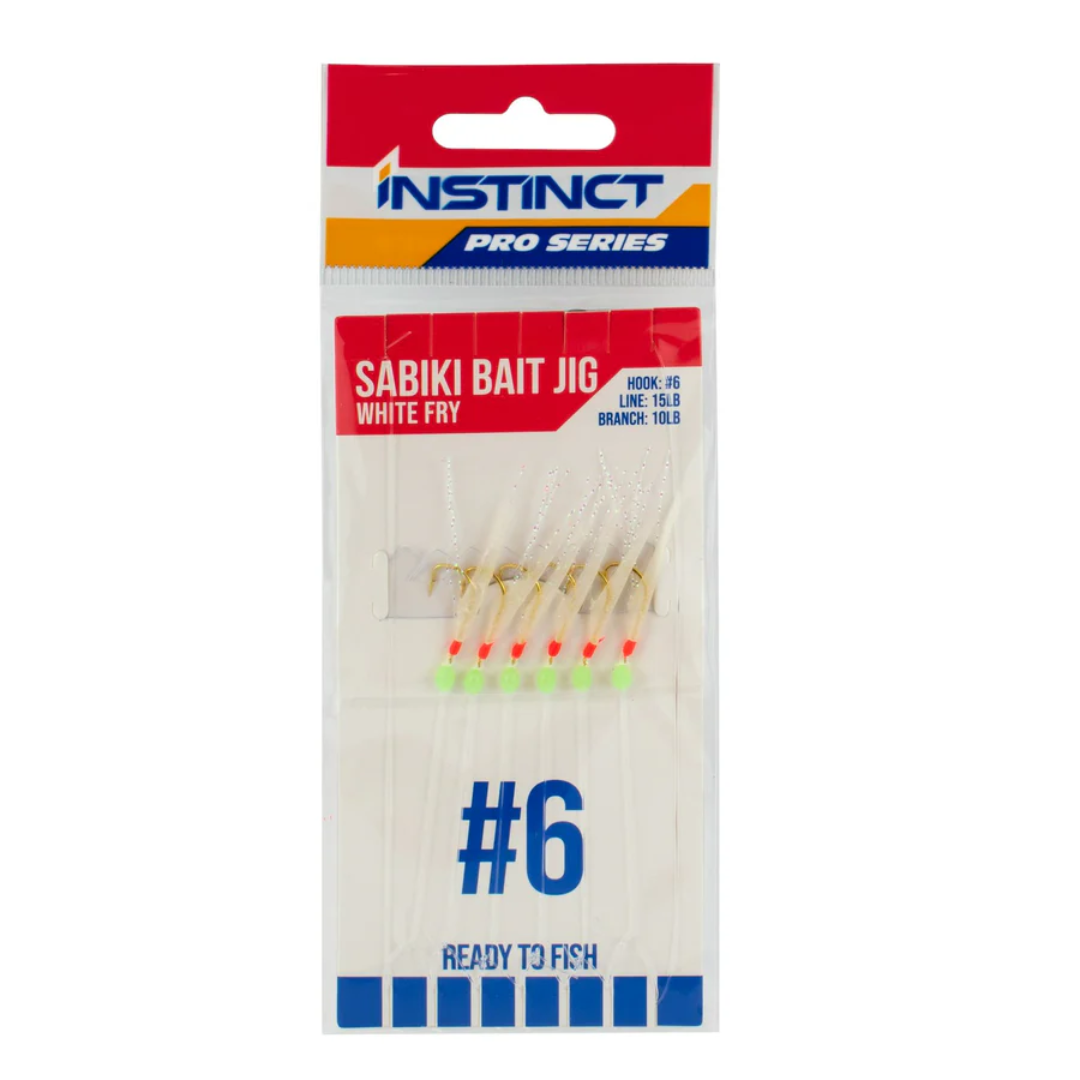 Instinct Pro Sabiki Bait Rig White Fry