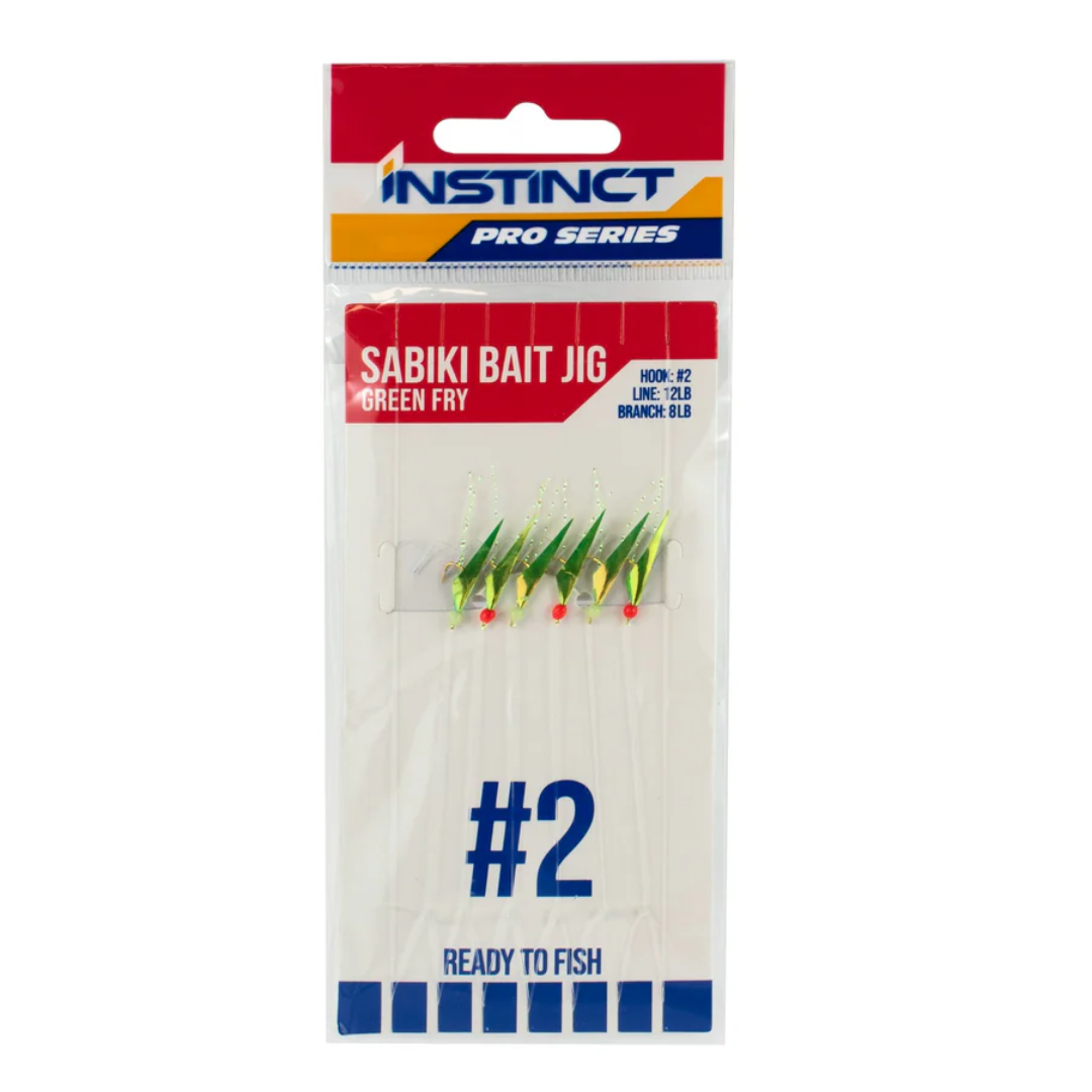 Instinct Pro Sabiki Bait Rig Green Fry