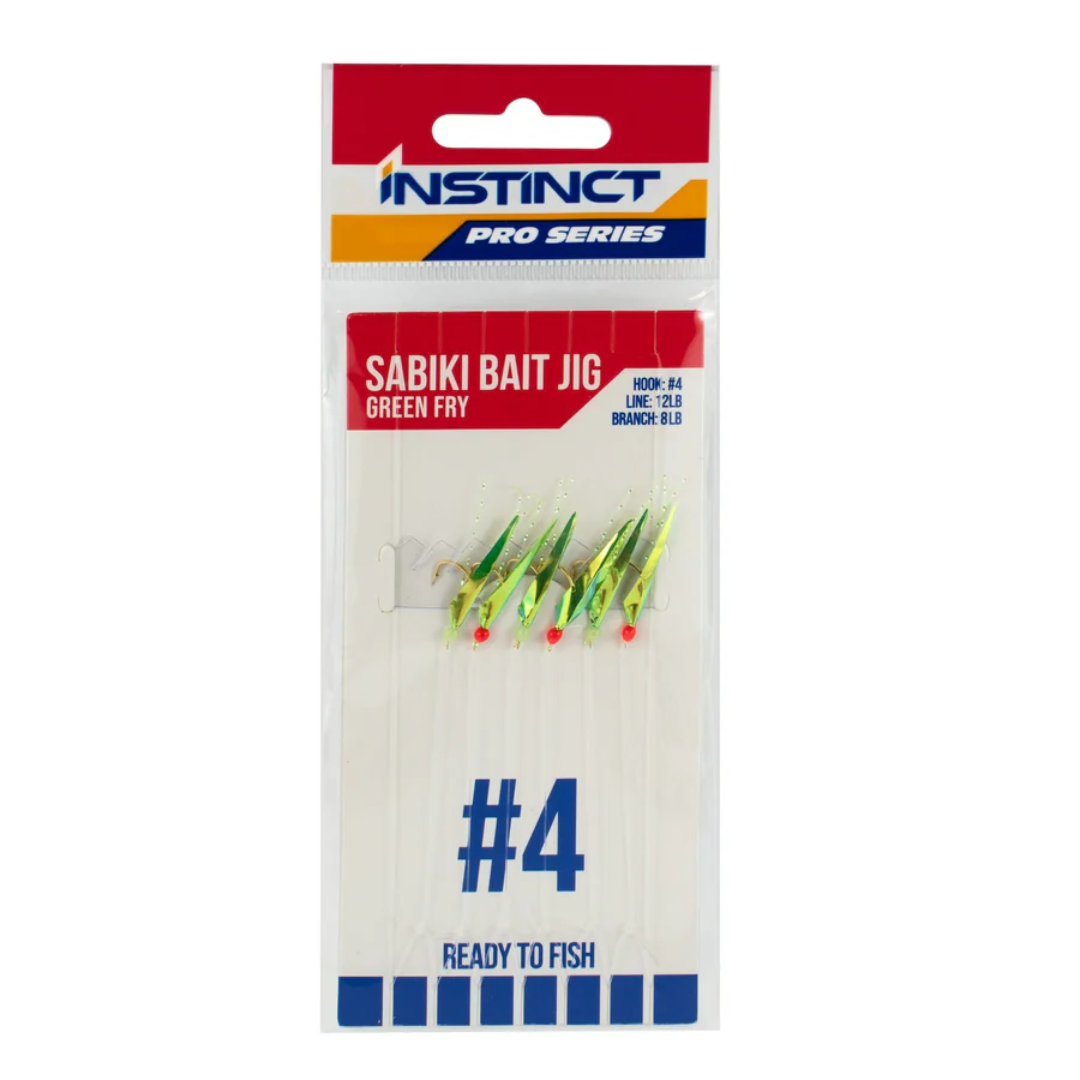 Instinct Pro Sabiki Bait Rig Green Fry