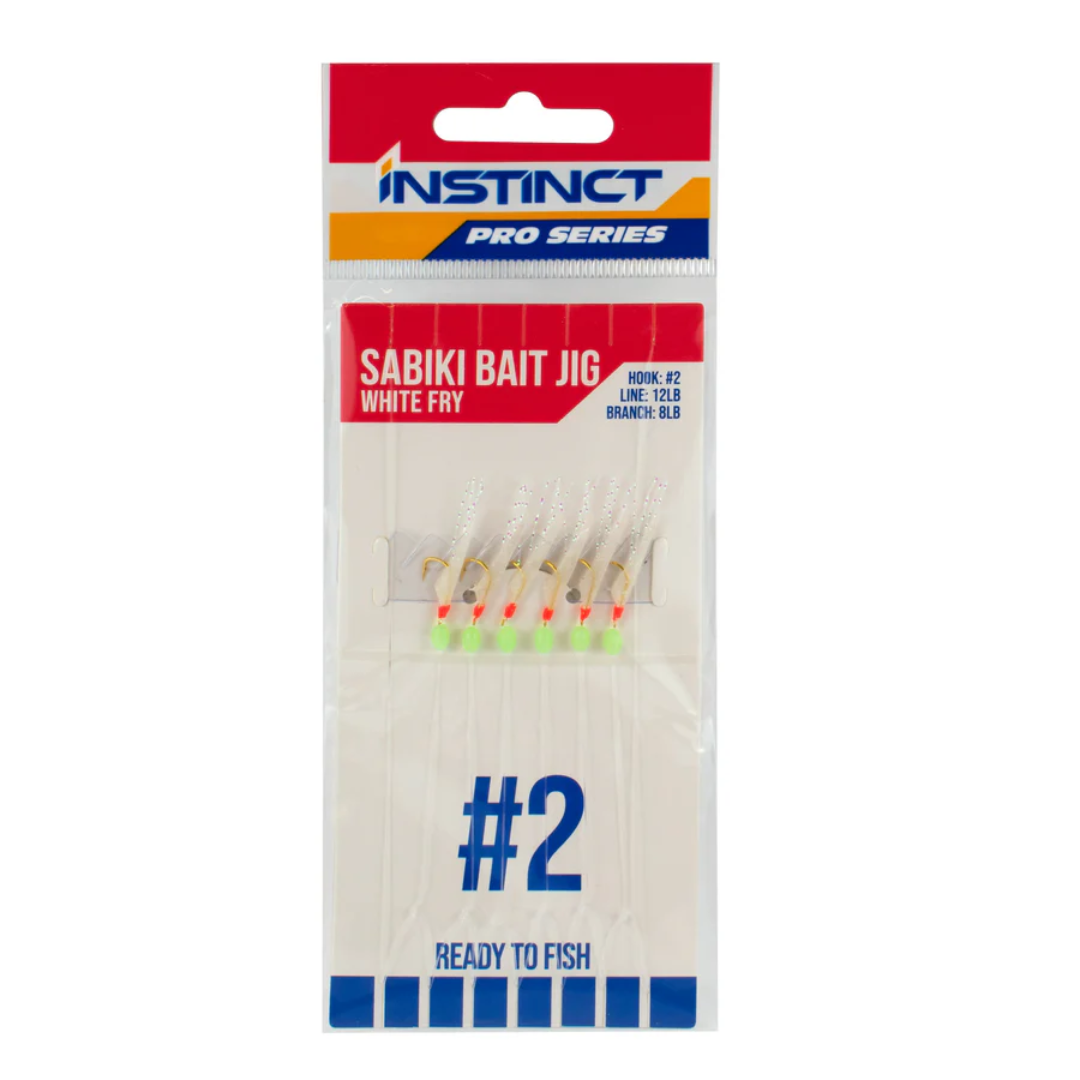 Instinct Pro Sabiki Bait Rig White Fry