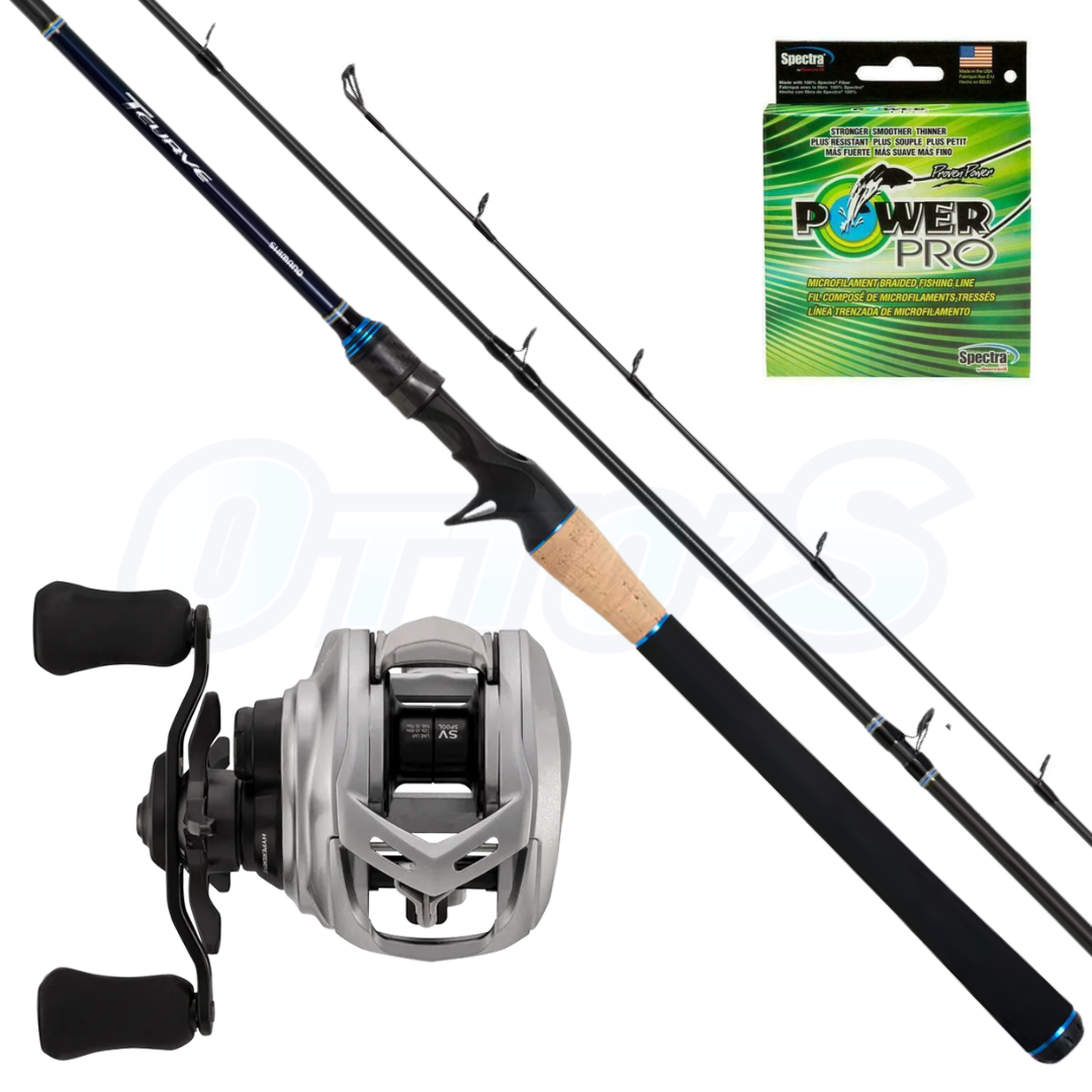 Shimano T-Curve & Daiwa Alphas Light 10lb Baitcast Combo