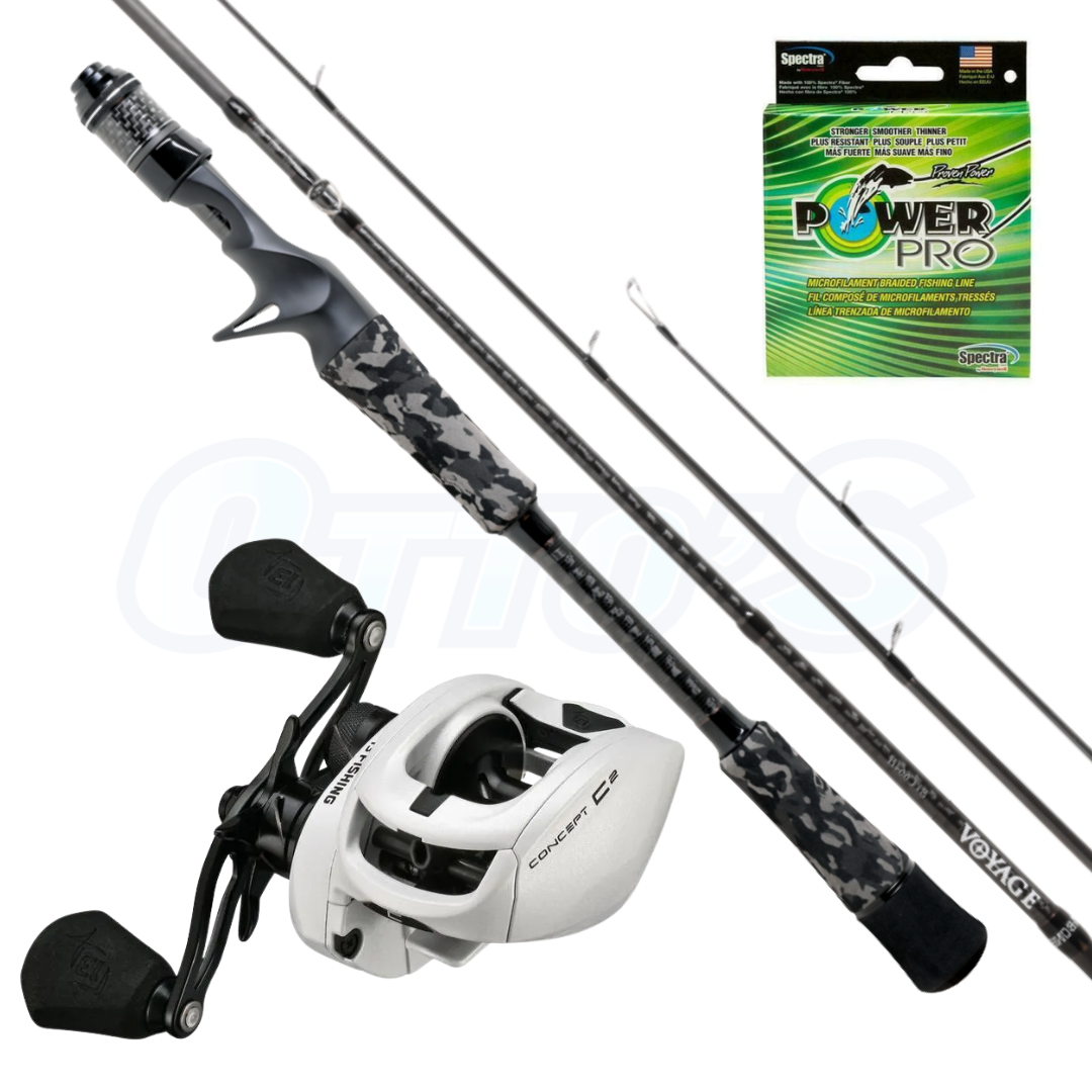 Bone Voyage X and 13 Fishing Travel Baitcast Combo High Speed