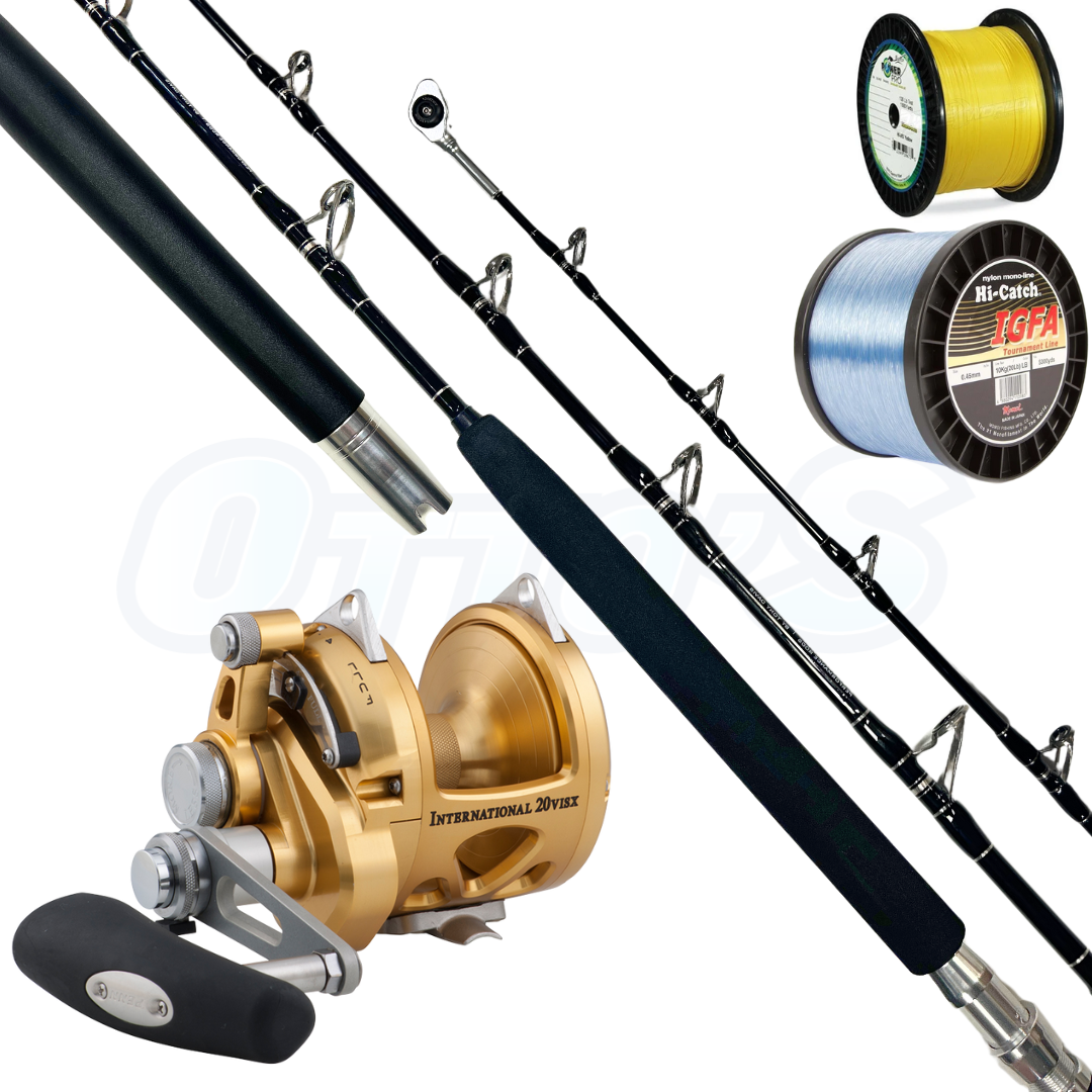 15kg Gamefishing Combo Penn International 20W and Fishfinder Custom Series