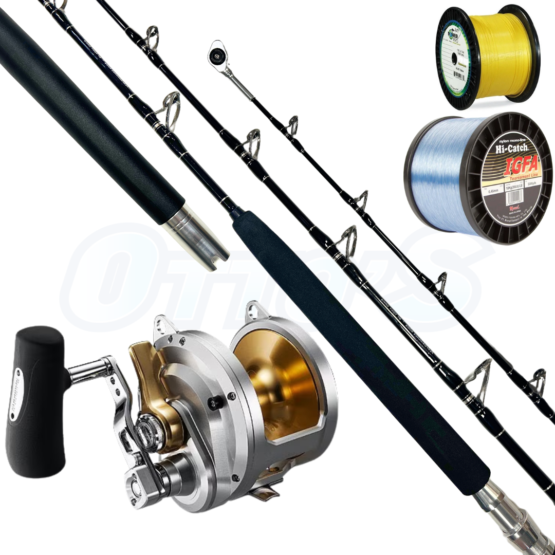 Fishfinder Custom & Shimano Talica 37kg Gamefishing Combo