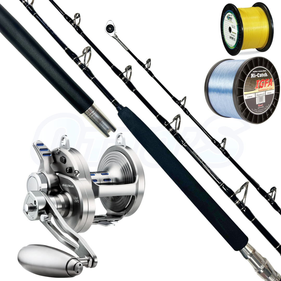 24kg Gamefishing Combo Fishfinder Custom and Daiwa Saltiga LD