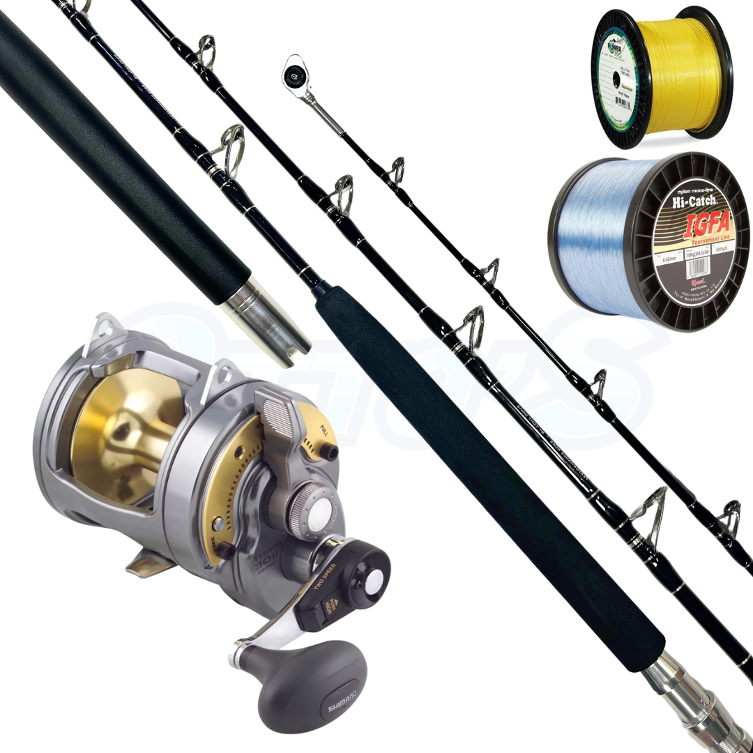 24kg Gamefishing Combo Fishfinder Custom and Shimano Tyrnos II