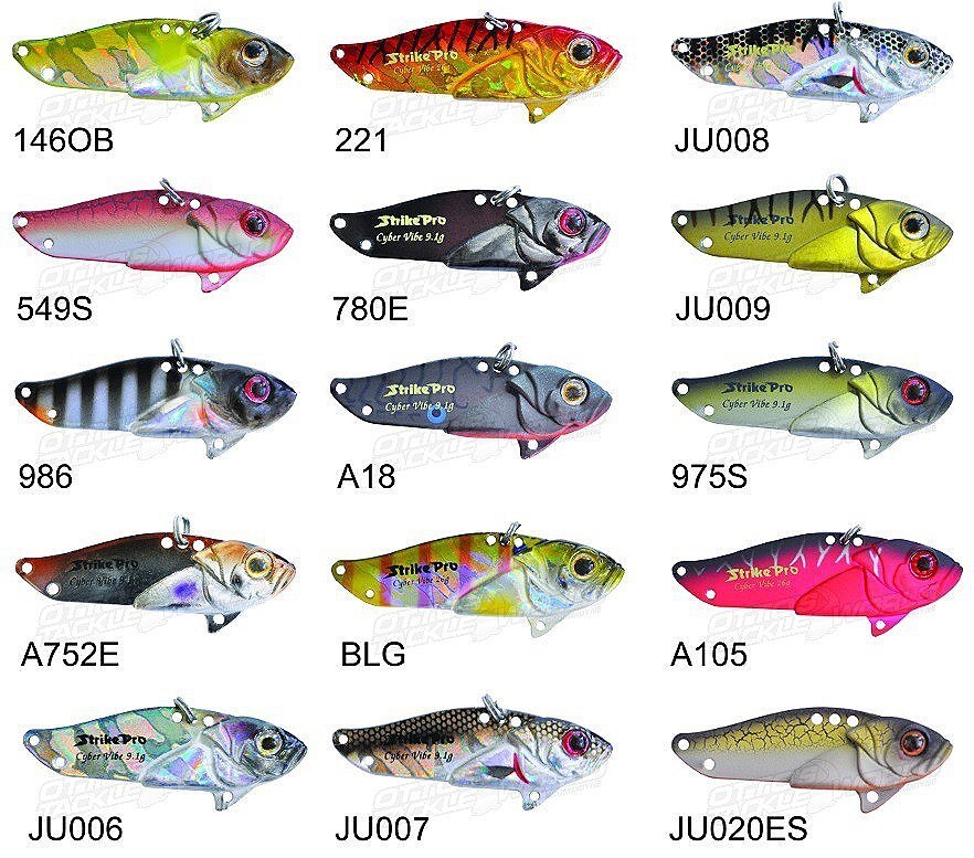 Strike Pro Cyber Vibe Fishing Lures 35 and 40 Metal Fishing Lures-Otto's  Tackle World