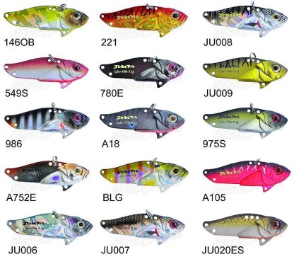 Strike Pro Cyber Vibe Fishing Lures 35 and 40 Metal Fishing Lures-Otto's  Tackle World