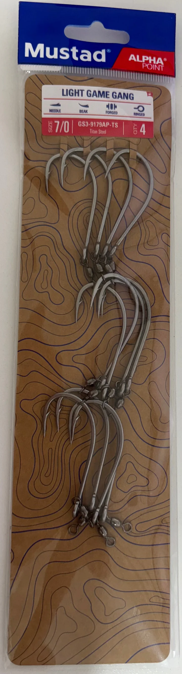 Mustad Light Game 3 Hook Gang