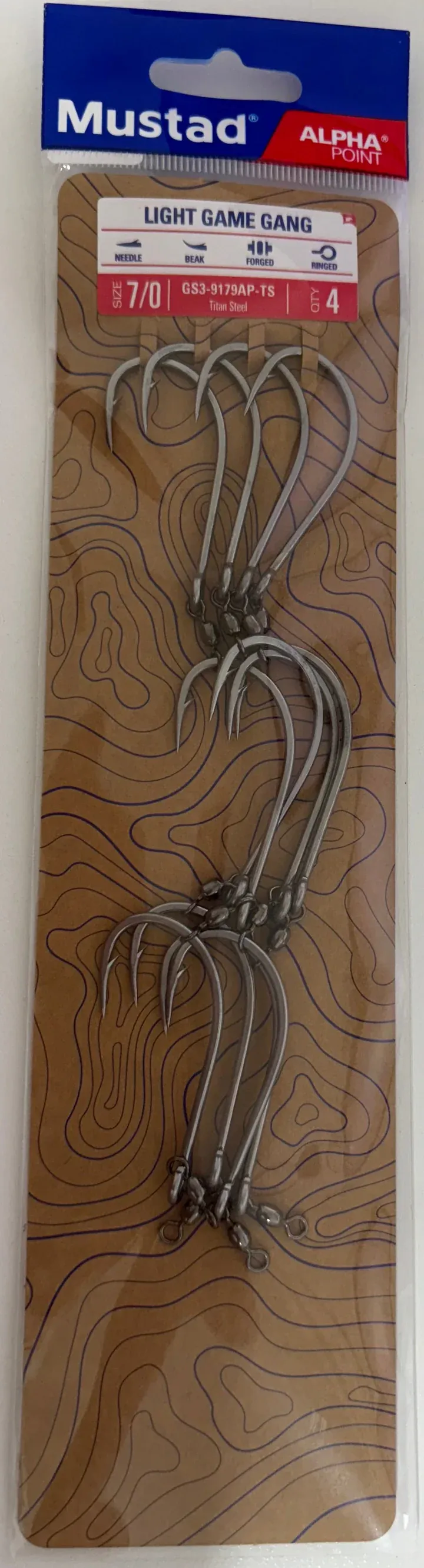 Mustad Light Game 3 Hook Gang