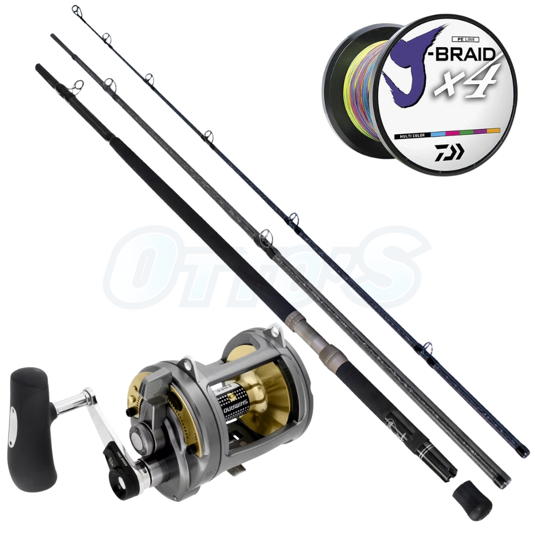 Drone Fishing Combo Assassin Rod and Shimano Tyrnos
