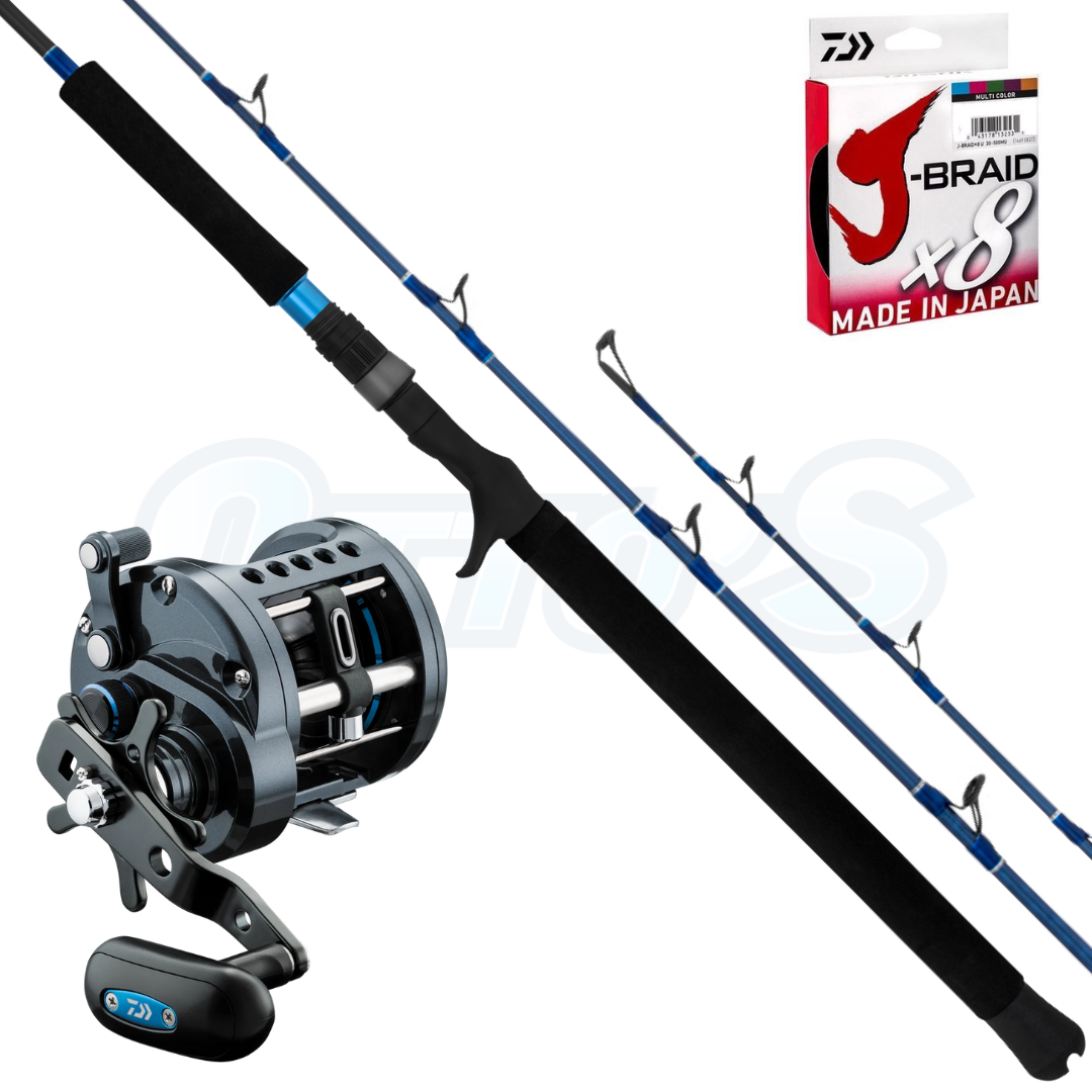 Daiwa Saltist LW Heavy Overhead Fishing Combo 