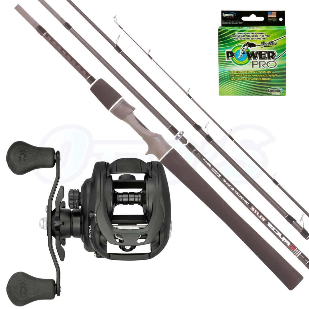 Daiwa Tatula & Crucis Elite Travel Baitcast Fishing Combo