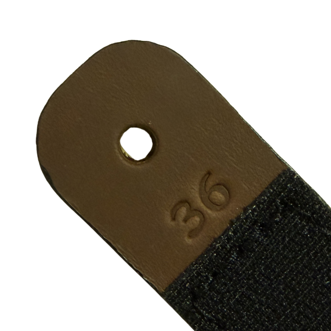 Black Pete Leather Deckie Belt Aussie Made 