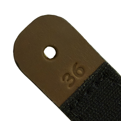 Black Pete Leather Deckie Belt Aussie Made 