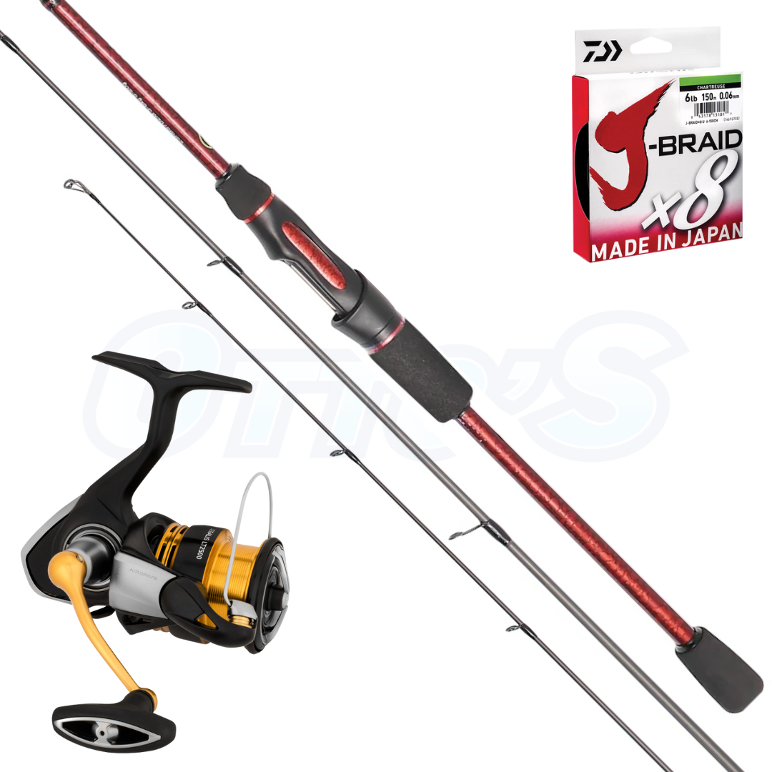 Daiwa Legalis & TT Red Belly Estuary Spinning Fishing Combo
