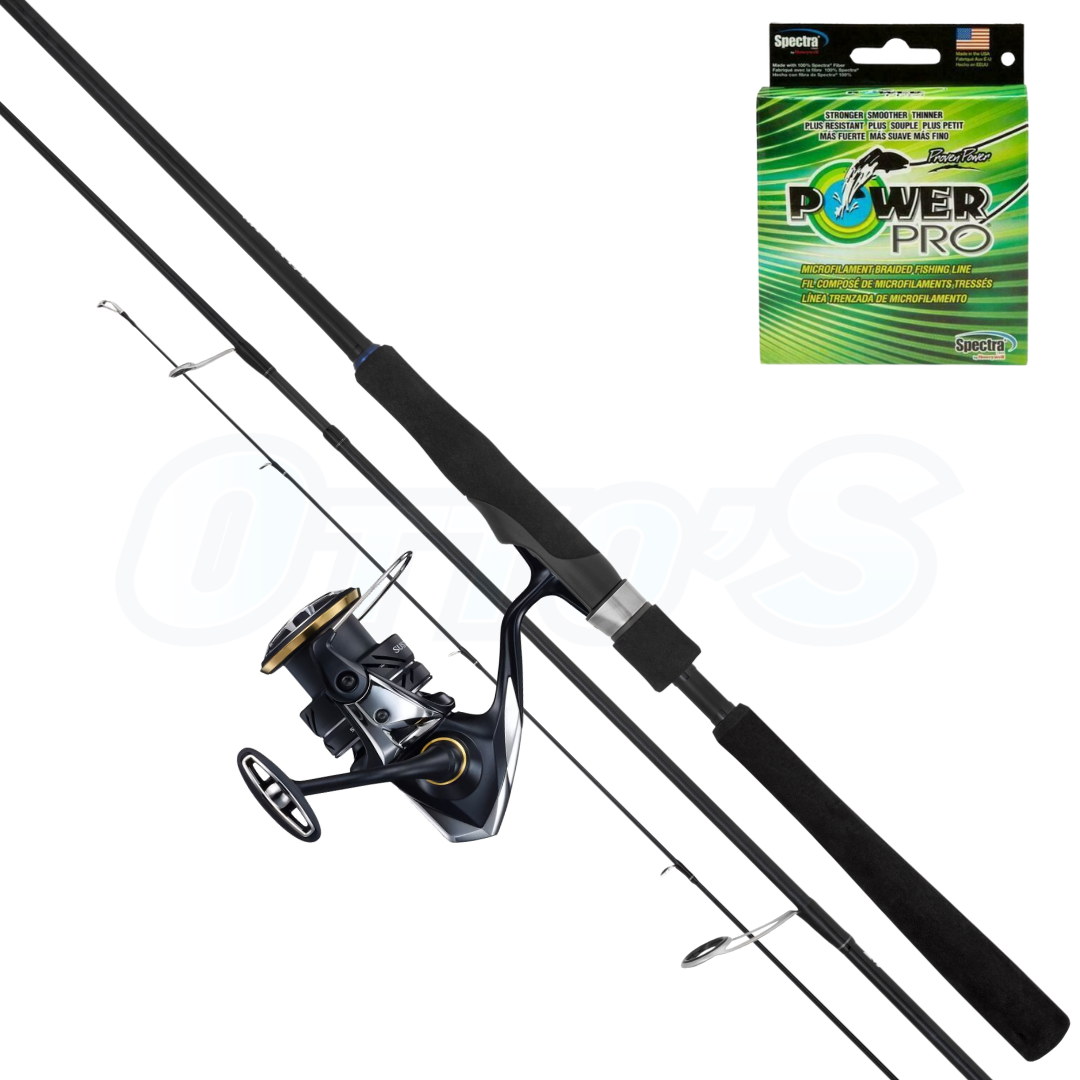 Daiwa TD ZED & Shimano Sustain Soft Plastics & Vibing Fishing Combo