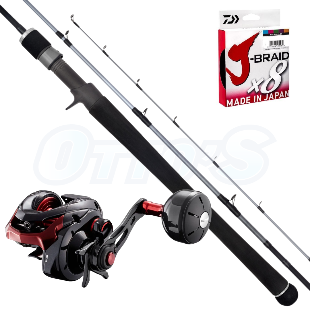 Shimano Genpu & Daiwa TD Saltwater Overhead Jigging Combo