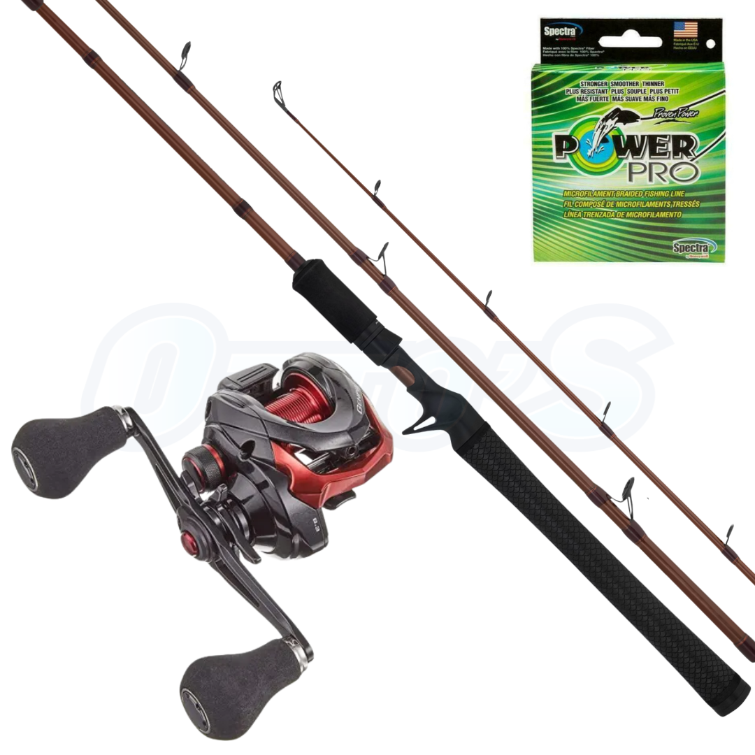 Shimano Genpu & Raider Travel Barra Baitcast Travel Combo