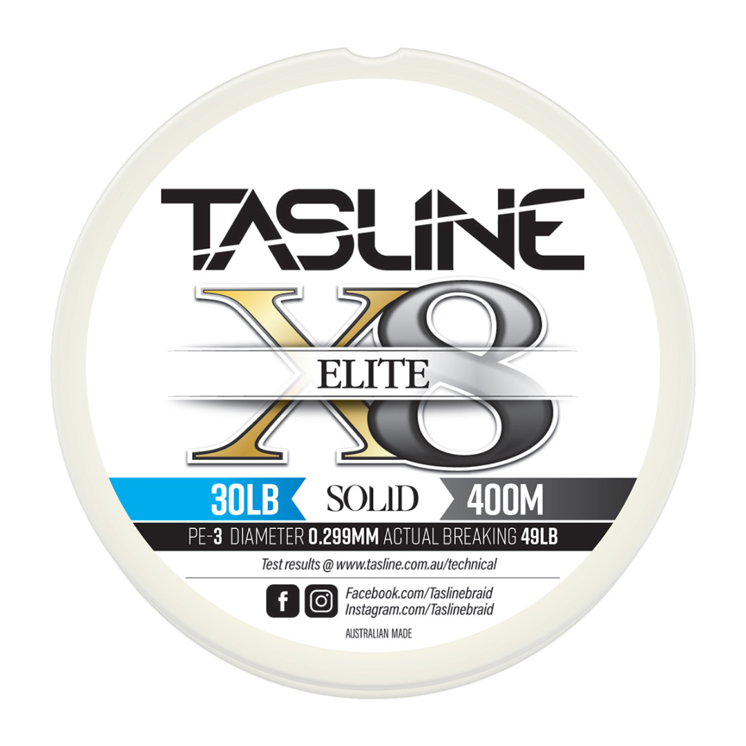 Tasline Elite White Pure Braid 400m