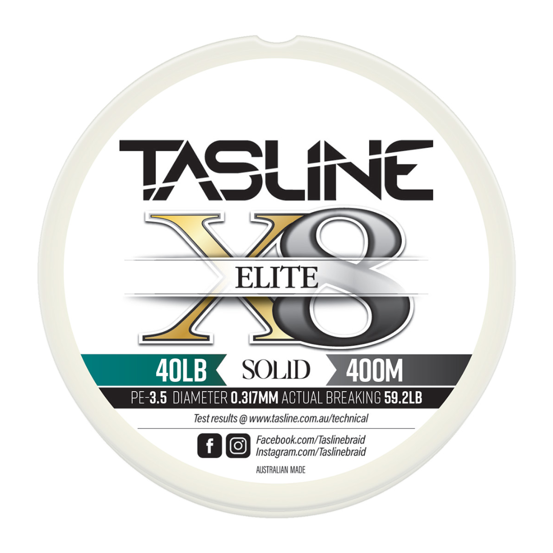 Tasline Elite White Pure Braid 400m