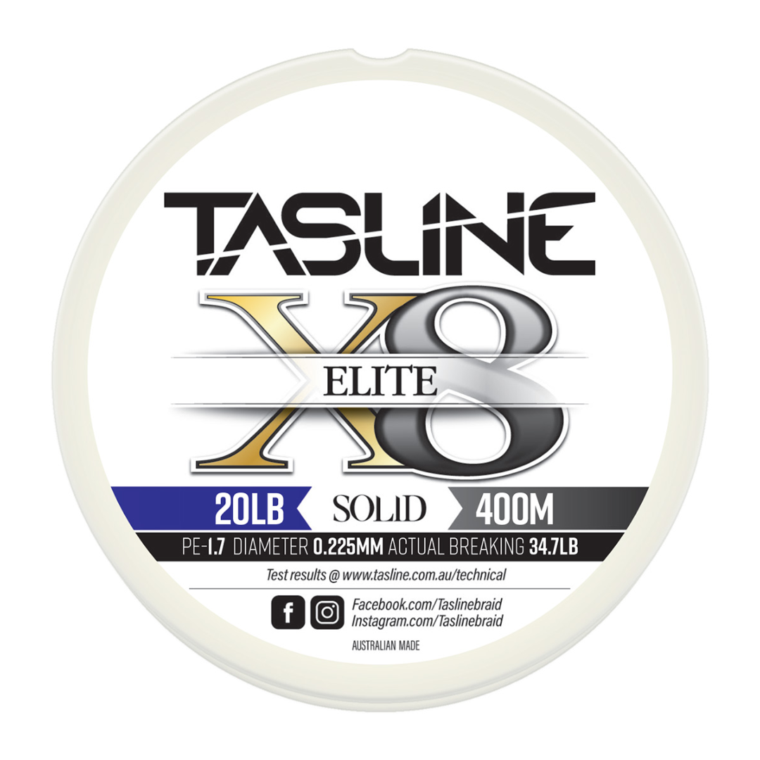 Tasline Elite White Pure Braid 400m