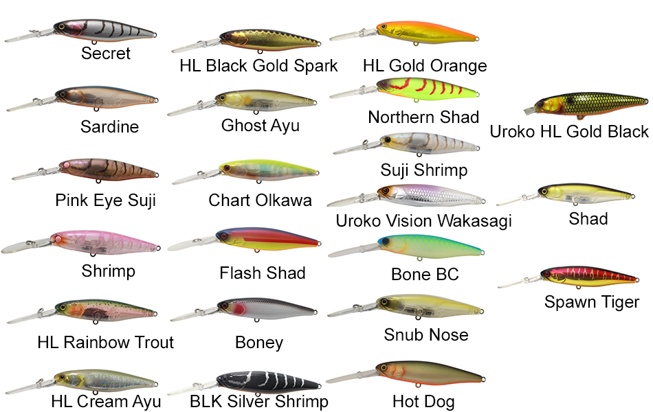 Jackall DD Squirrel 67 Hard Body Fishing Lures-Otto's  Tackle World