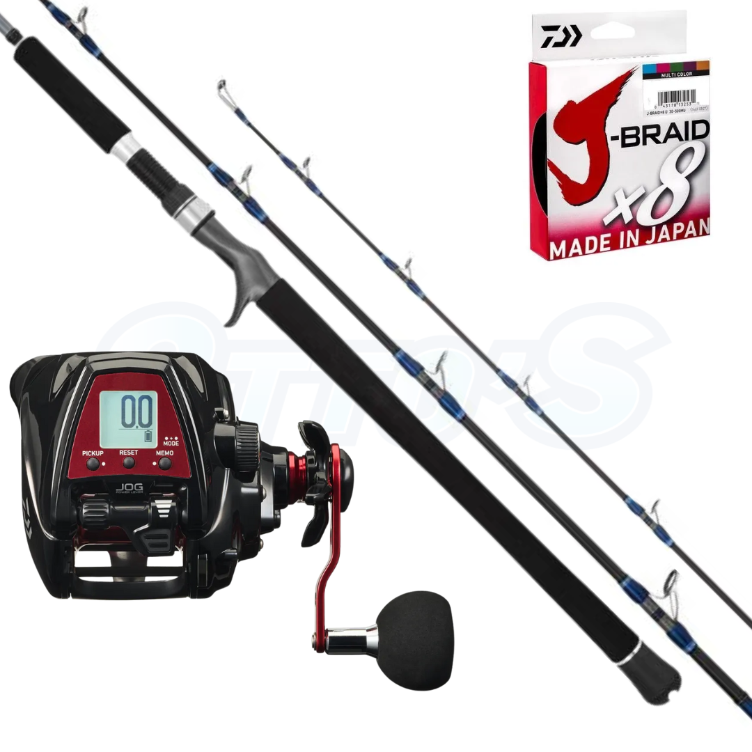 Daiwa Seaborg & Leobritz Medium-Heavy Electric Fishing Combo