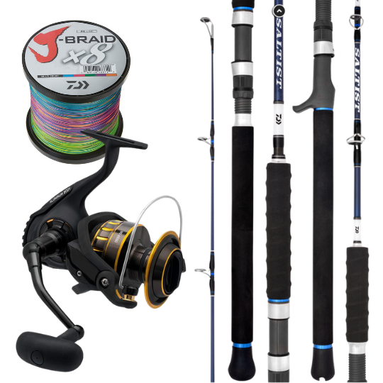 Daiwa Kingfish Jigging Fishing Combo PE 3-4 Daiwa