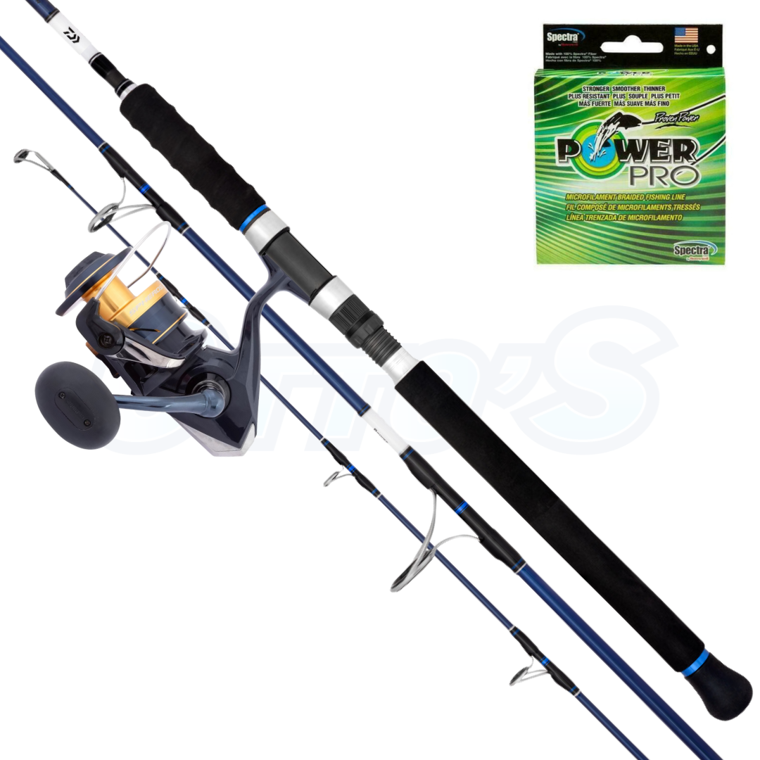 Shimano Spheros and Daiwa Saltoist Hyper Stickbait Combo Heavy