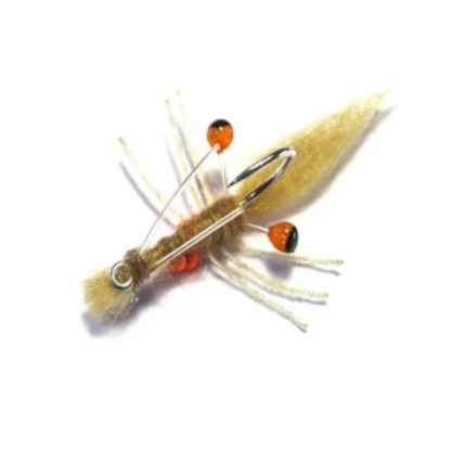 H20 James' Sand Prawn Saltwater Fly Pattern Size #4-Otto's  Tackle World