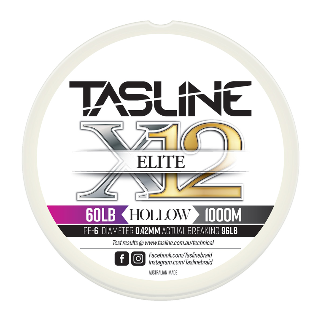 Tasline Elite Hollowcore 1000m X12