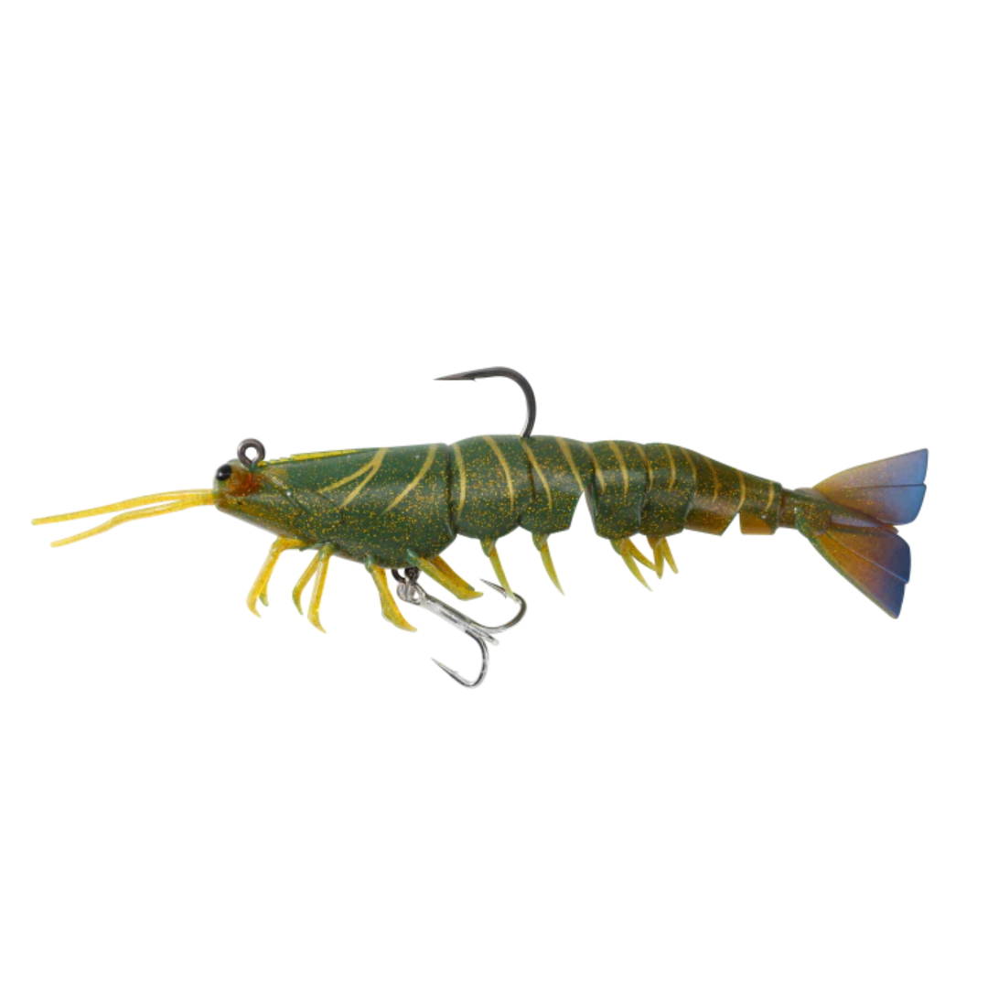 Irukandji Megaprawn DTF 7.5in Pre-Rigged Soft Plastic Fishing Lure