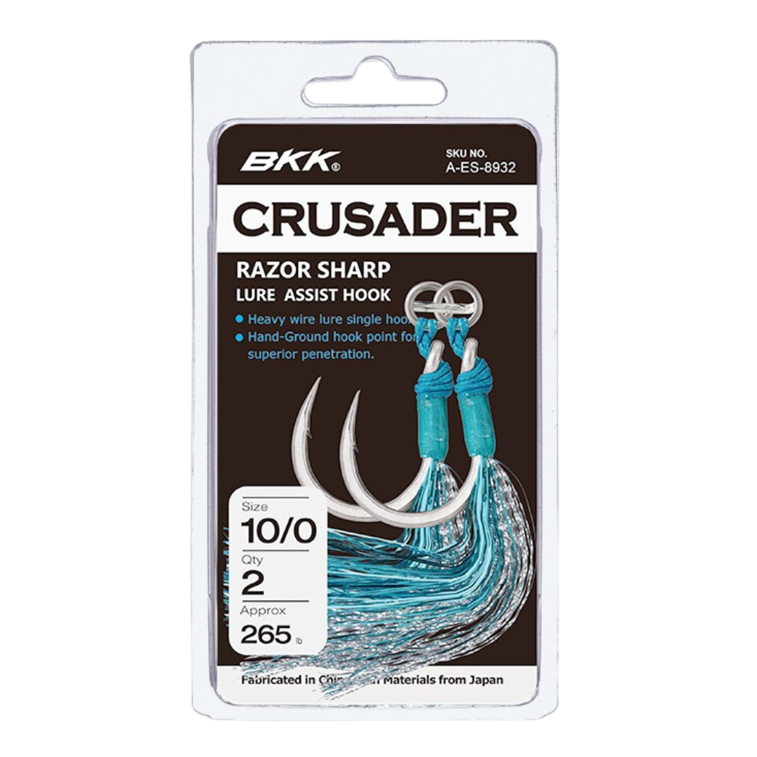 BKK Crusader Heavy Duty Jigging Assist Fishing Hooks