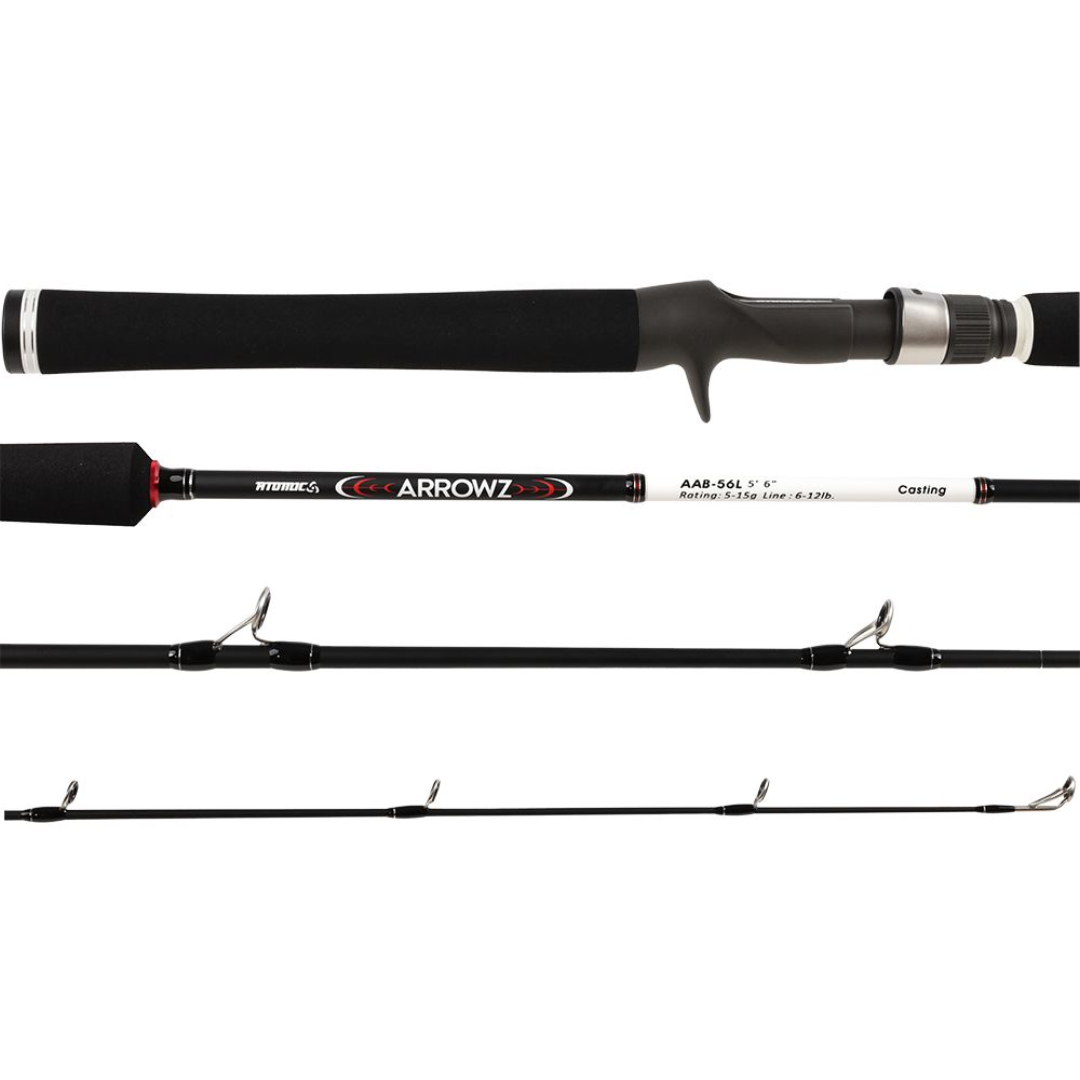 Atomic Arrowz Baitcaster Fishing Rods-Otto's  Tackle World