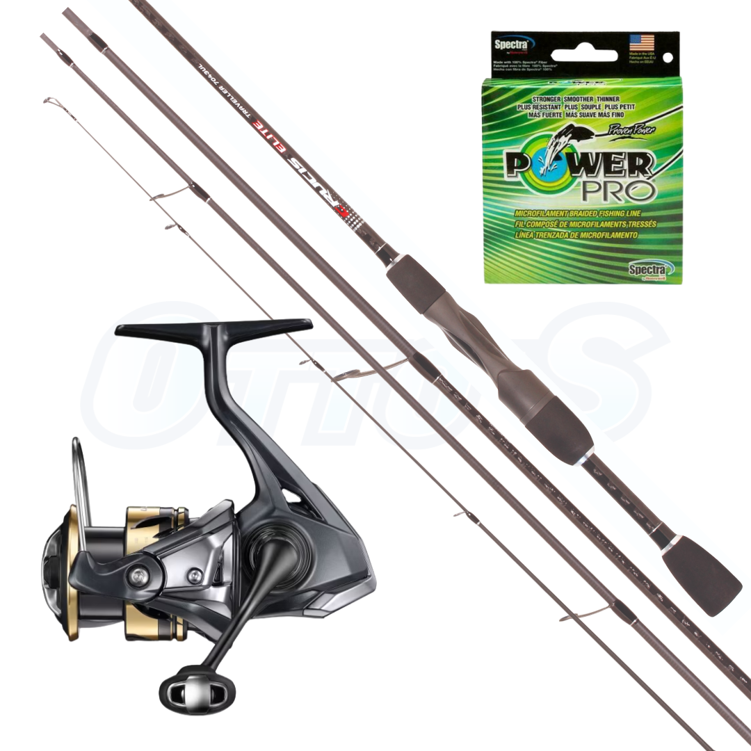 Shimano Ultegra & Crucis UL Travel Spinning Fishing Combo