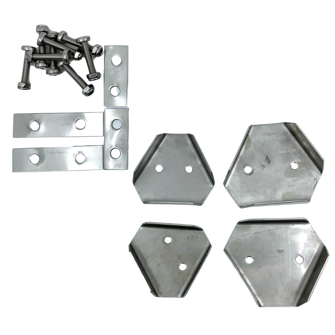 Handmade Stainless Steel Rock Fishing Cleats Triangular SS