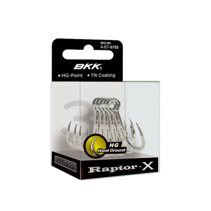 BKK Raptor X Treble Fishing Hooks 