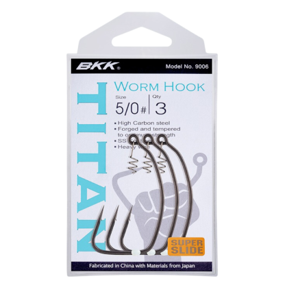 BKK Titan Weedless Worm Fishing Hooks