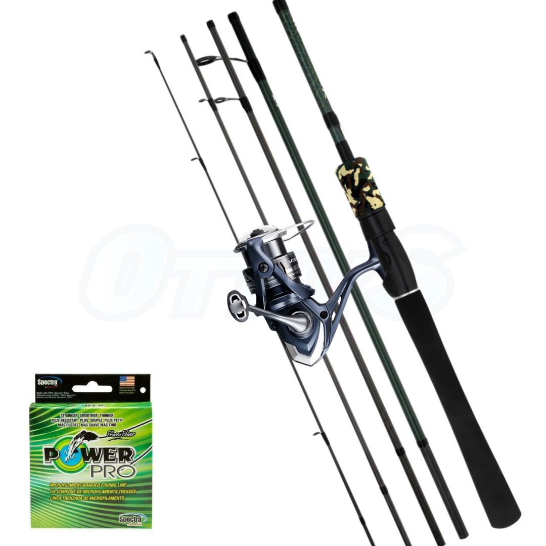 Daiwa Wilderness & Shimano Miravel Trout Travel Spinning Fishing Combo